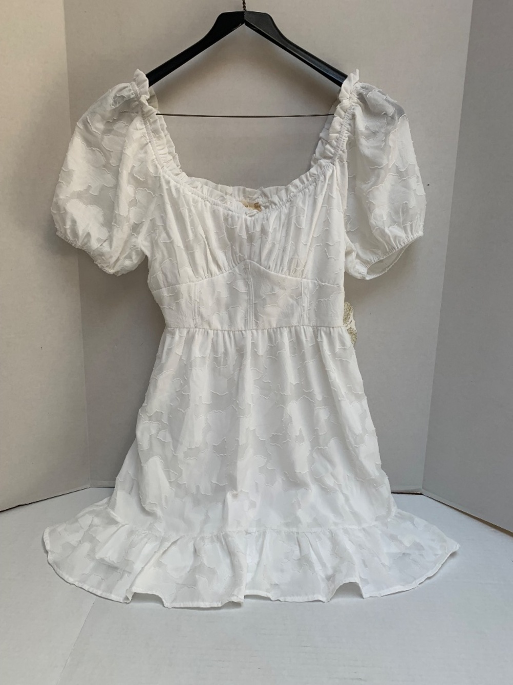 NWT Altar'ed  State Candace Babydoll Style White Size S Dress - Picture 2 of 12